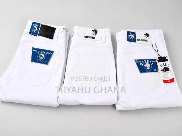 NEW ARRIVAL – Premium Pure White Men's Jeans · Photo 1