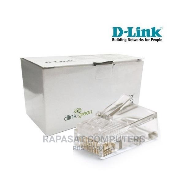 D-Link Cat 6 Utp Rj 45 Cable Connector -(Pack of 100 Pieces) · Photo 1