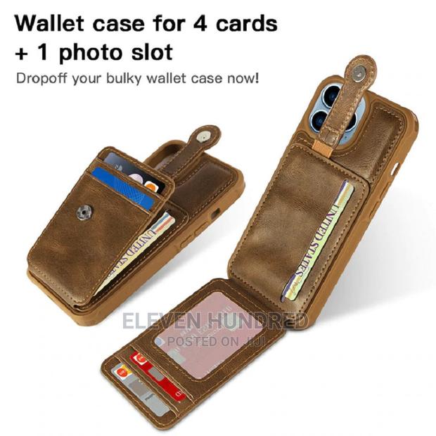 iPhone 14 13 12 Pro Max Wallet Case 4 Cards Photocase · Photo 1