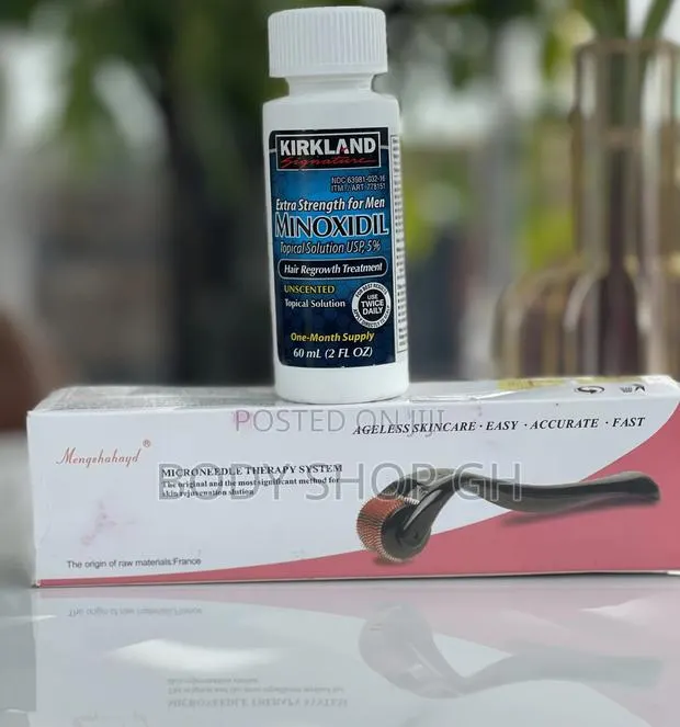 Kirkland Minoxidil + Derma Roller Beard Growth Starter Pack · Photo 1