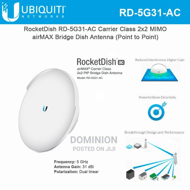 RD-5G31-AC - Ubiquiti Airmax AC Rocket Dish 31dbi Dish Anten · Photo 1