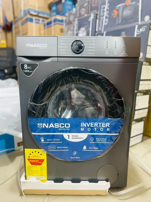 Full Automatic Nasco Front-Load 8kg Washing Machine · Photo 1