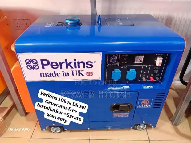 Cloud Spill Perkins Diesel Generator 10kva Silent · Photo 1