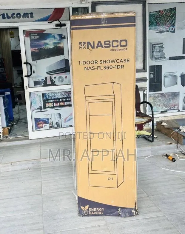 Super Adorable Nasco Glass Door Beverage Cooler(Nas360fl-1dr)298L · Photo 1