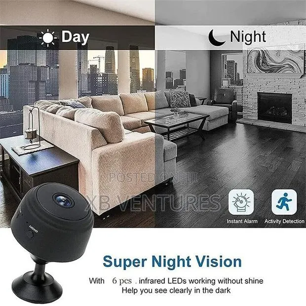 Mini Wireless Hidden Camera Ip Wifi Remote Security · Photo 1
