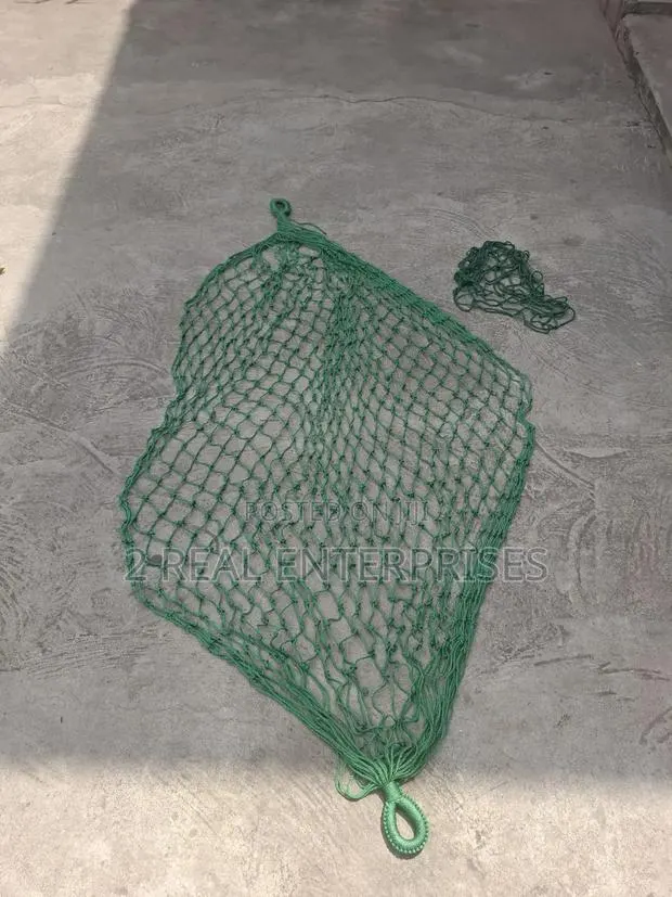 Heavy-Duty Braided Green Nylon Cargo Net / Hanging Hammock Mesh · Photo 1