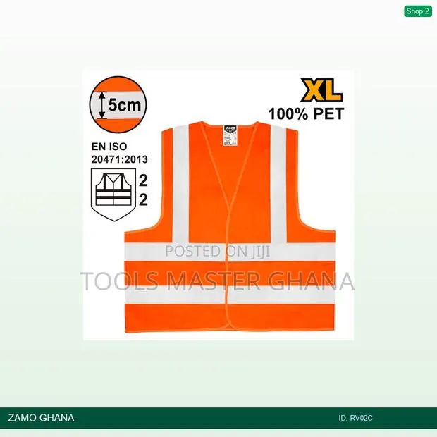 Reflection Vest Orange - Rv02c · Photo 1