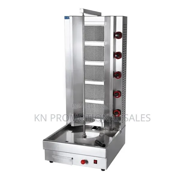 5 Burner Gas Shawarma Machine