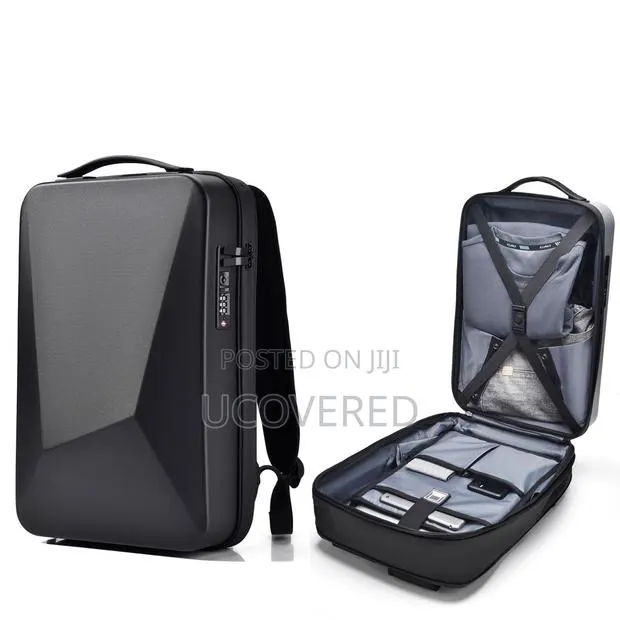 Anti Theft Hard Shell Backpack With Usb Ports And Cable · Photo 1