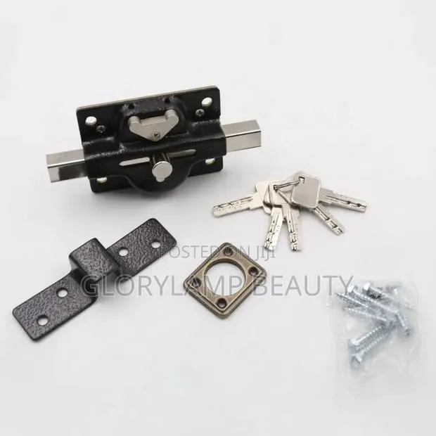 Heavy Duty Double Bolt Door Lock With Keys – Mortise Surface Lock · Photo 1