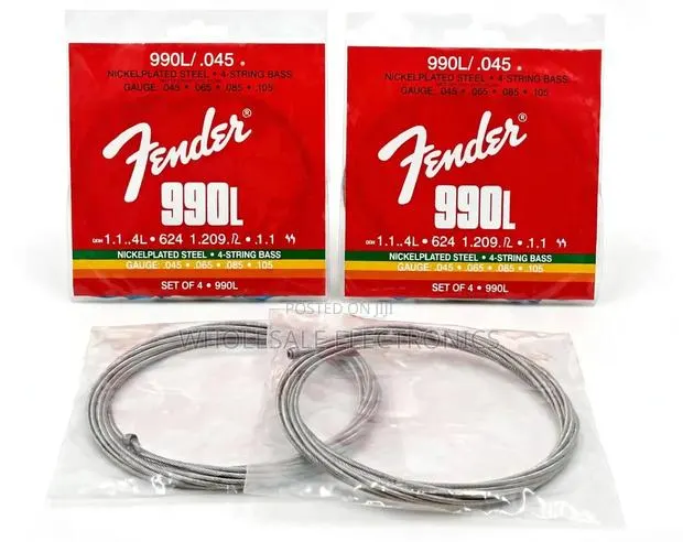 Fender 990L Bass Guitar Strings 4 Set · Photo 1