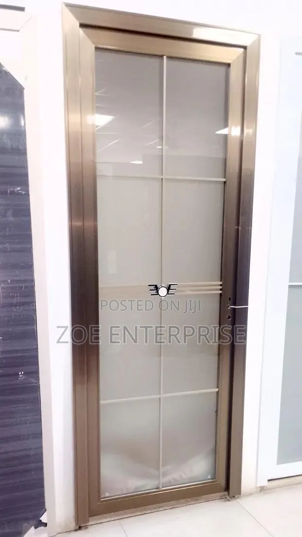 Tempered Glass Doors Gray Frames · Photo 1