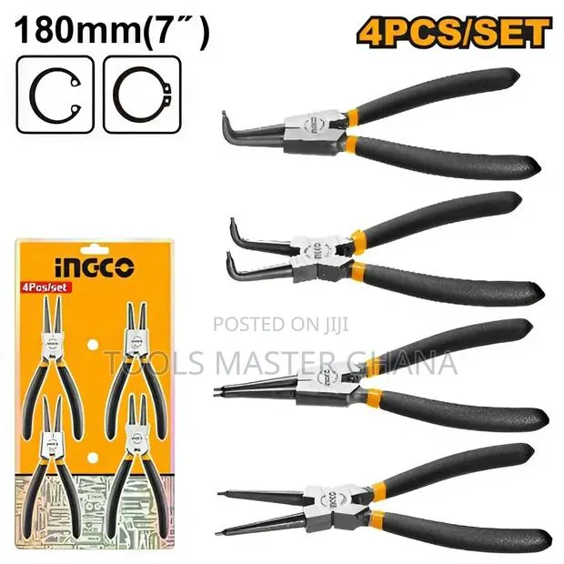 4 Pcs Circlip Pliers Set - Hccps01180 · Photo 1