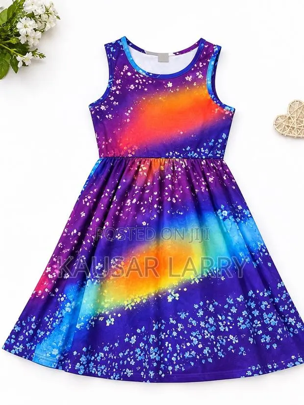 Girls’ Sleeveless Knee-Length Dress · Photo 1