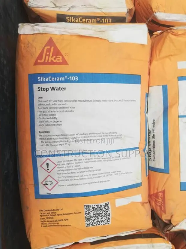 Sikaceram 103 Stop Water (Tile Cement For Wet Areas) · Photo 1