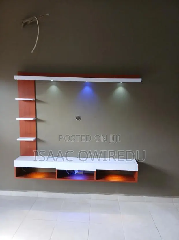 Television Wall Unit With Lighting System · Photo 1