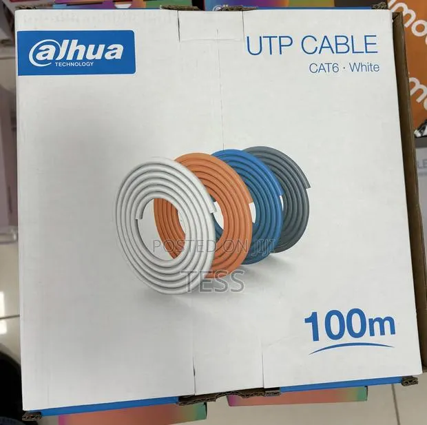 Dahua Cat6 Network Cable 100m Pure Copper Utp Dh-Ffim920i-6u-C-100 · Photo 1