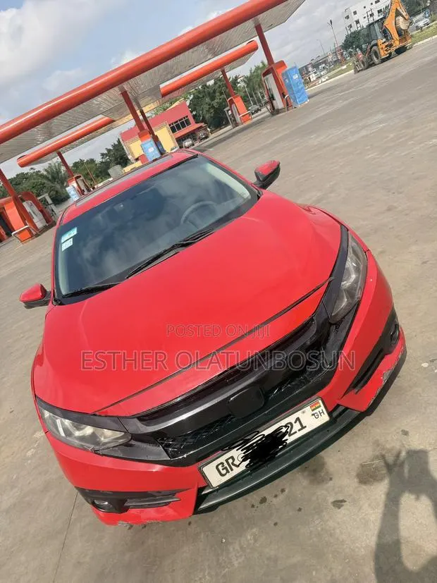 Honda Civic EX 4dr Sedan (2.0L 4cyl) 2017 Red · Photo 1
