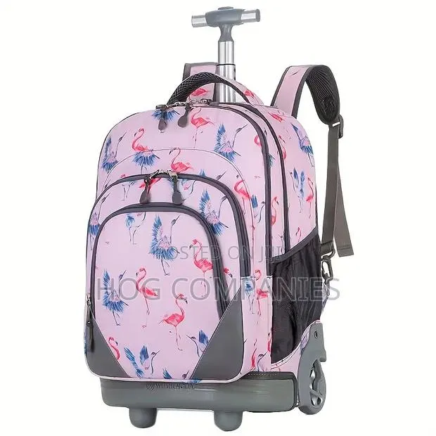 Backpack With Wheels Kids Trolley Girl School Bag-Upper Primary to JHS · Photo 1