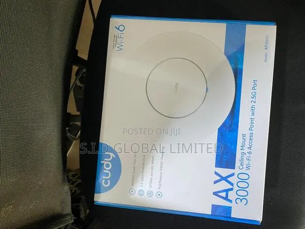 Cudy Ax3000 Ceiling Wi-Fi6 Access Point Ofdma Mu -Mimo Poe -Ap3000 · Photo 1