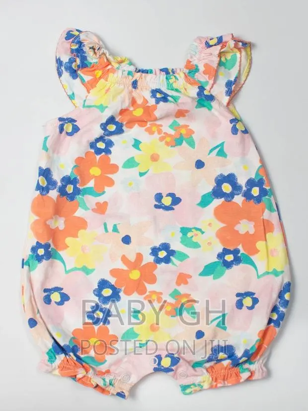 Carter's Floral Girl Half Romper · Photo 1