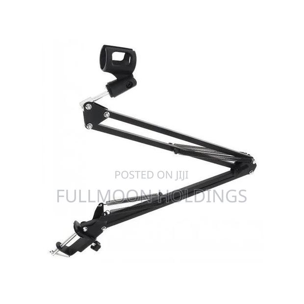 Adjustable Microphone Stand Suspension Boom Scissor Arm Mic · Photo 5