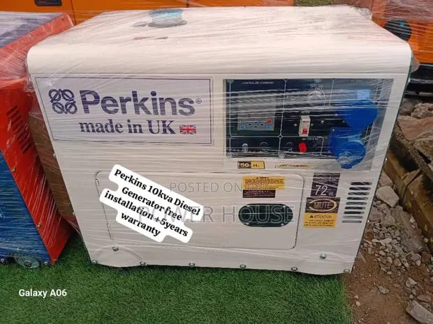 Tag Tank Perkins Diesel Generator 10kva Silent · Photo 1