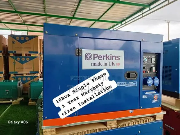 Powergenie 18kva 3phase Perkins Diesel Generator · Photo 1