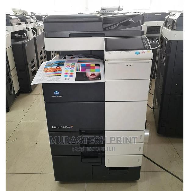 Konica Minolta C754e, Print Speed Up to 75 Pages Per Minute · Photo 1
