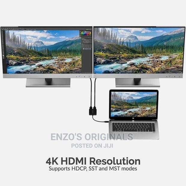 Usb-c To Dual Hdmi Multiple Display Adapter Sabrent Branded · Photo 4