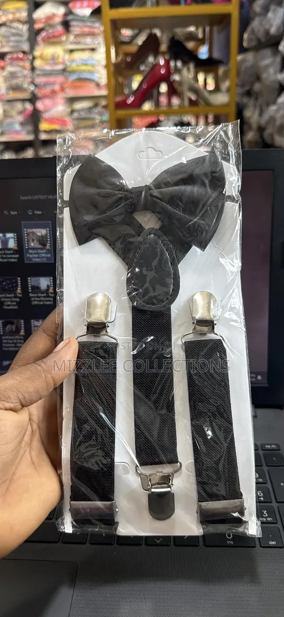 Kids Suspender With Bow Tie · Photo 1