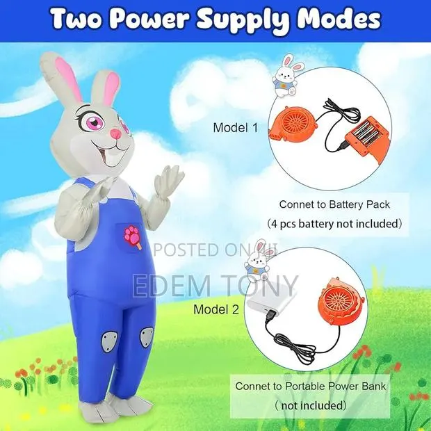 Inflatable Easter Bunny Costume for Kids · Photo 3