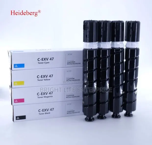Canon C-Exv47 Toner Cartridge 1 Set | Black | Cyan | Magenta | Yellow · Photo 1