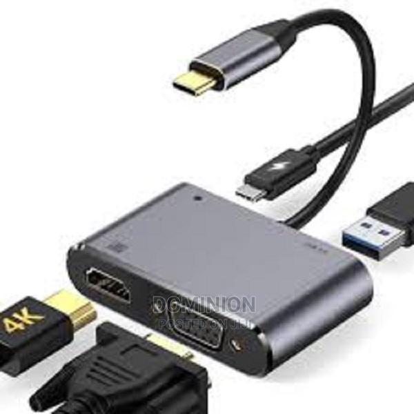 Type C to Hdtv+Vga+Pd+Usb · Photo 1