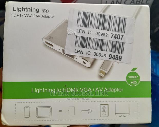 Lighting to HDMI/VGA/AV Adapter · Photo 1