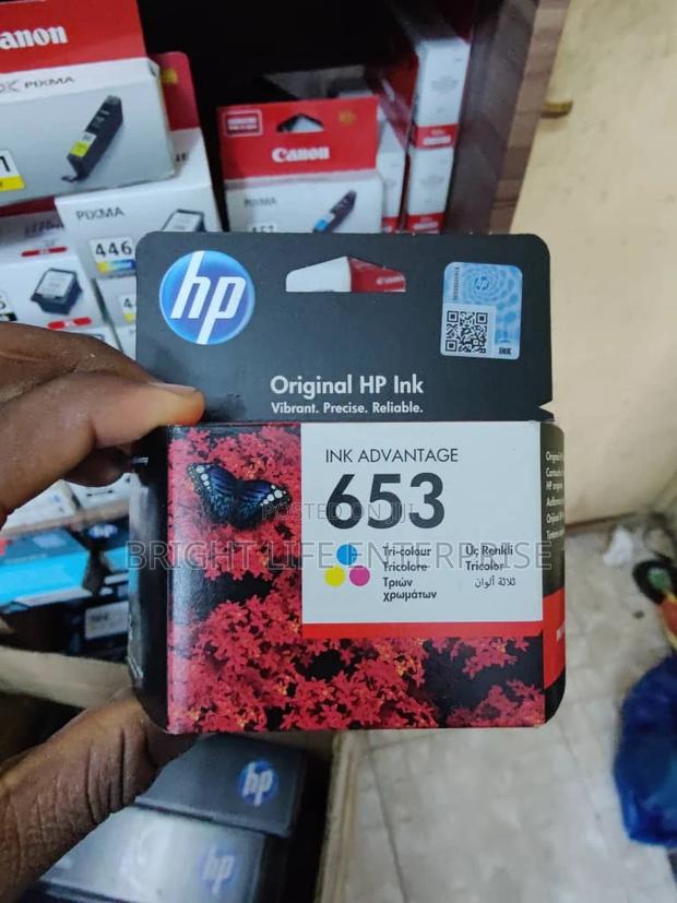 Hp 653 Ink Cartridge-Tricolor · Photo 1