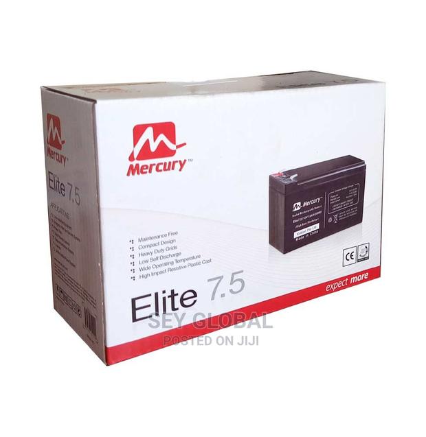 MERCURY Elite 7.5ah 12V UPS Battery · Photo 1