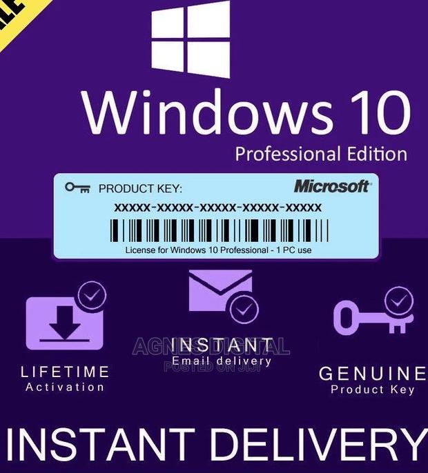 Microsoft Windows 10 Professional License Key (1PC) · Photo 1