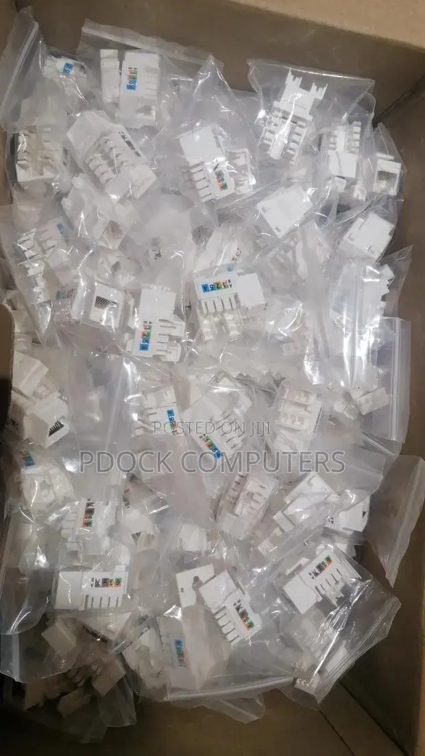 Keystone Jack Cat6 Networking Original Generic · Photo 1