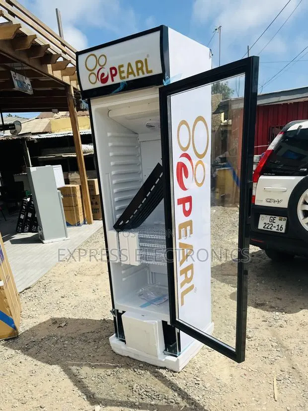 300L Freestanding Display Fridge Pearl PVC-352 Single Door · Photo 1