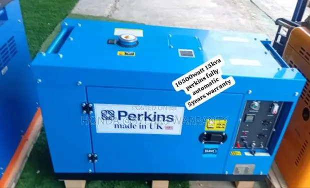 Original and Good Perkins 15kva 16500wax Generator Fully Ats · Photo 1