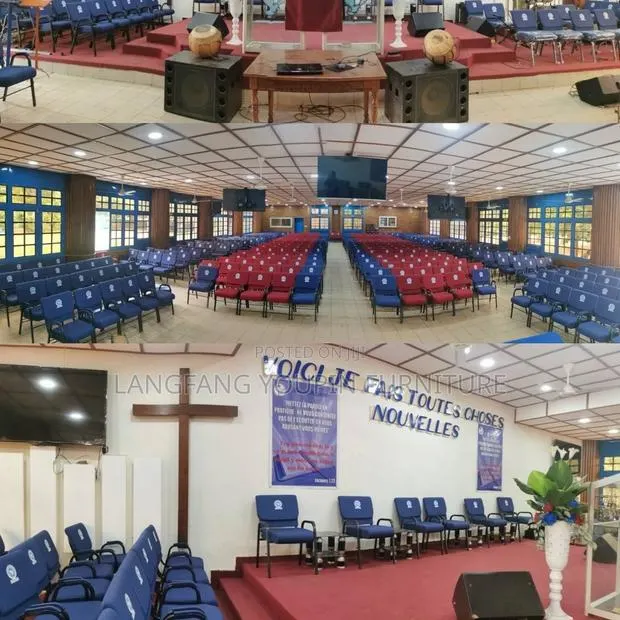 Custom Logo Church Chairs | Real Installed Projects | Tema · Photo 1