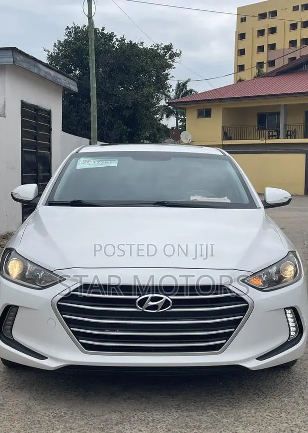 Hyundai Elantra 2017 White · Photo 1