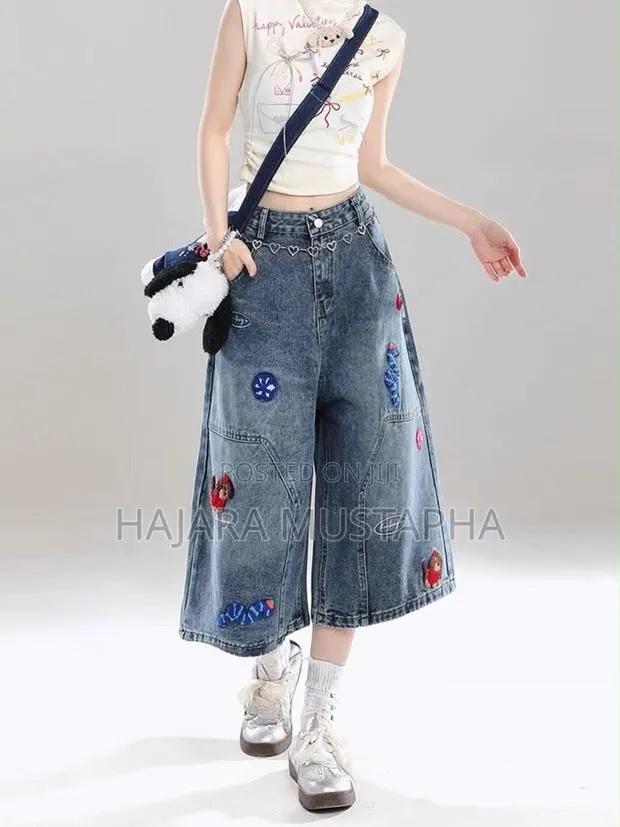 Denstyle Trendy Patchwork Wide-Leg · Photo 1