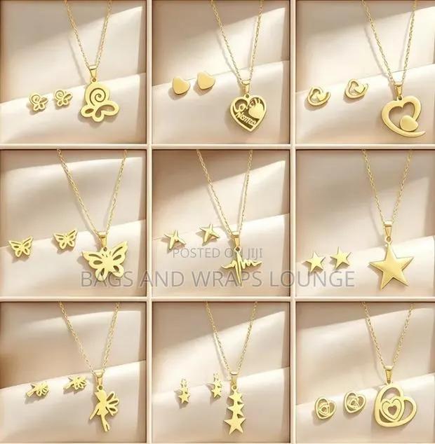 Stainleaa Steel Necklaces and Earrings Set · Photo 1