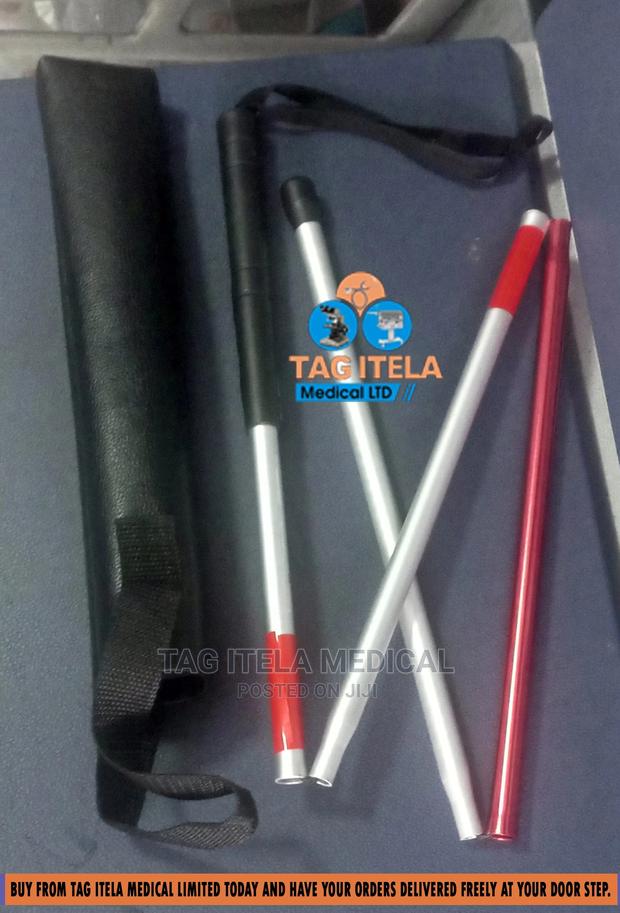 White Cane Walker (Foldable) · Photo 2