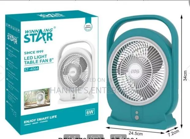 Led Light Table Fan · Photo 1