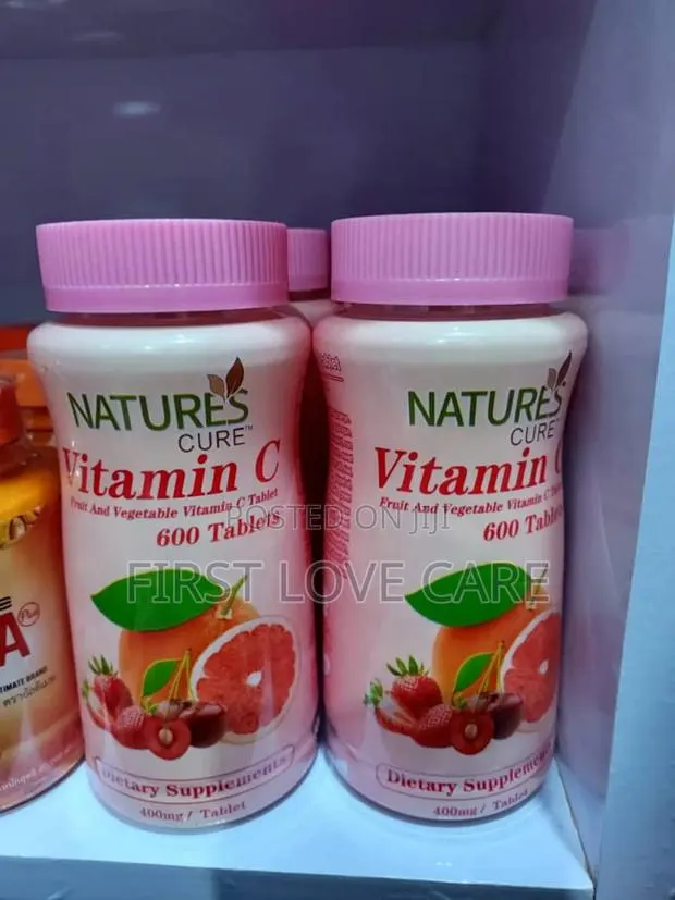 Nature's Cure Vitamin C 600 Tablet Fruit and Vegetables · Photo 1