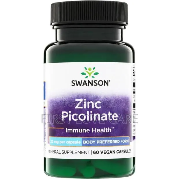 Swanson Vitamins Zinc Picolinate -22mg Body Preferred Form · Photo 1