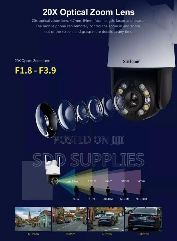 5MP 100m 20X Zoom High Grade Security Camera IP · Photo 4
